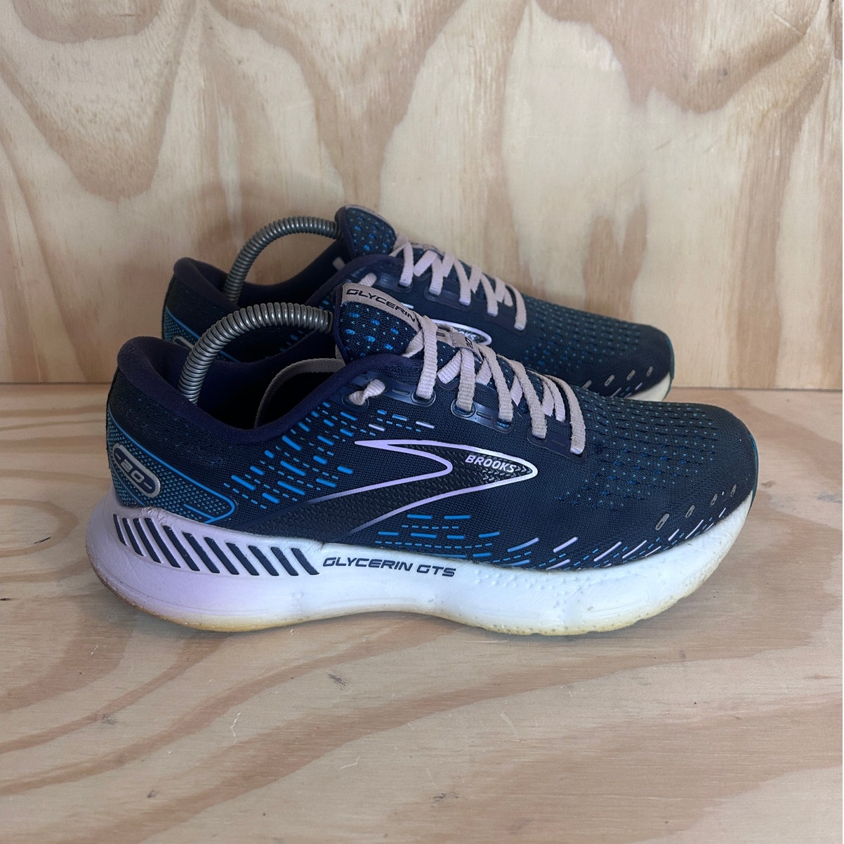 Brooks - Glycerin Gts 20 - Running Shoes - Blue - Women's - 10(B) - 1203701b499